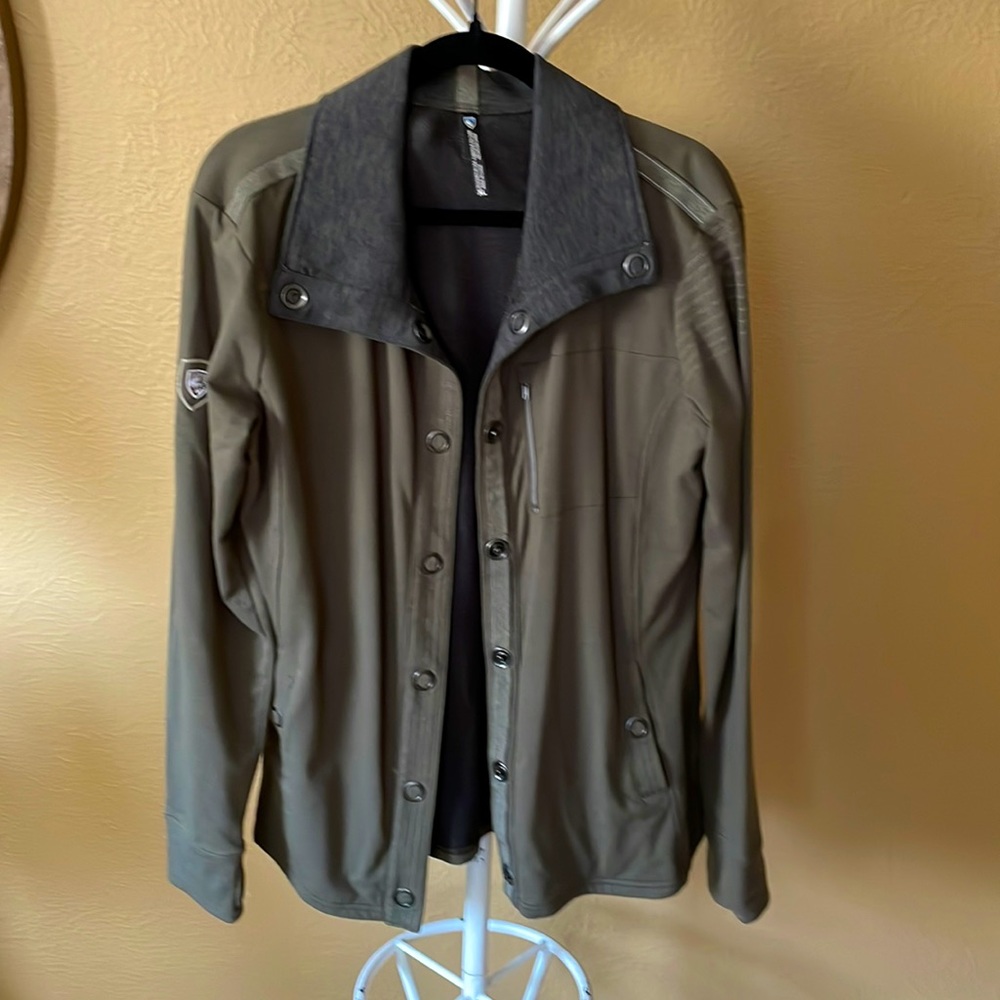 Kuhl lightweight green jacket